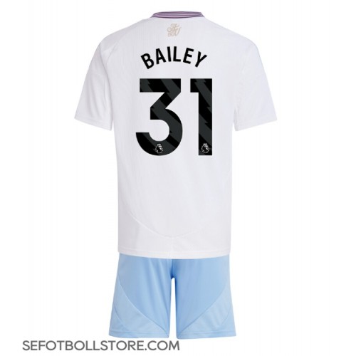 Aston Villa Leon Bailey #31 Replika babykläder Bortaställ Barn 2024-25 Kortärmad (+ korta byxor)